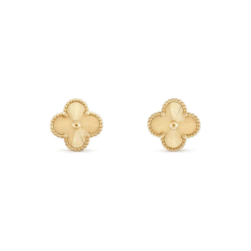[⭐JeweliWhal]CLOVER MEDIUM 1 MOTIFS LASER EARRINGS
