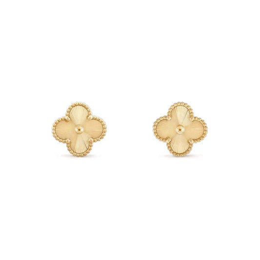 [⭐JeweliWhal]CLOVER MEDIUM 1 MOTIFS LASER EARRINGS
