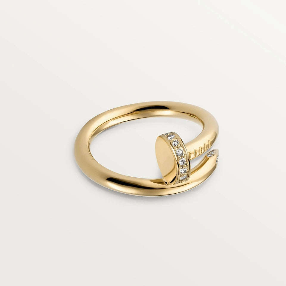 [⭐JeweliWhal]JUSTE RING 2.65MM GOLD DIAMOND