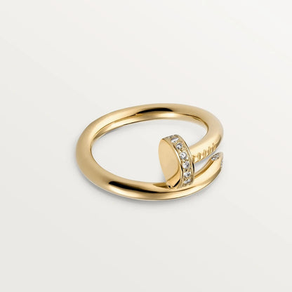 [⭐JeweliWhal]JUSTE RING 2.65MM GOLD DIAMOND